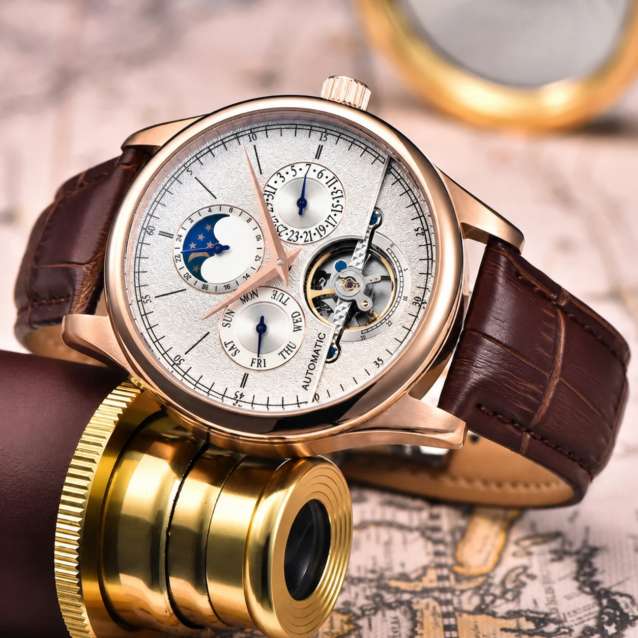 Meridian Astralis Moonphase Automatic Watch