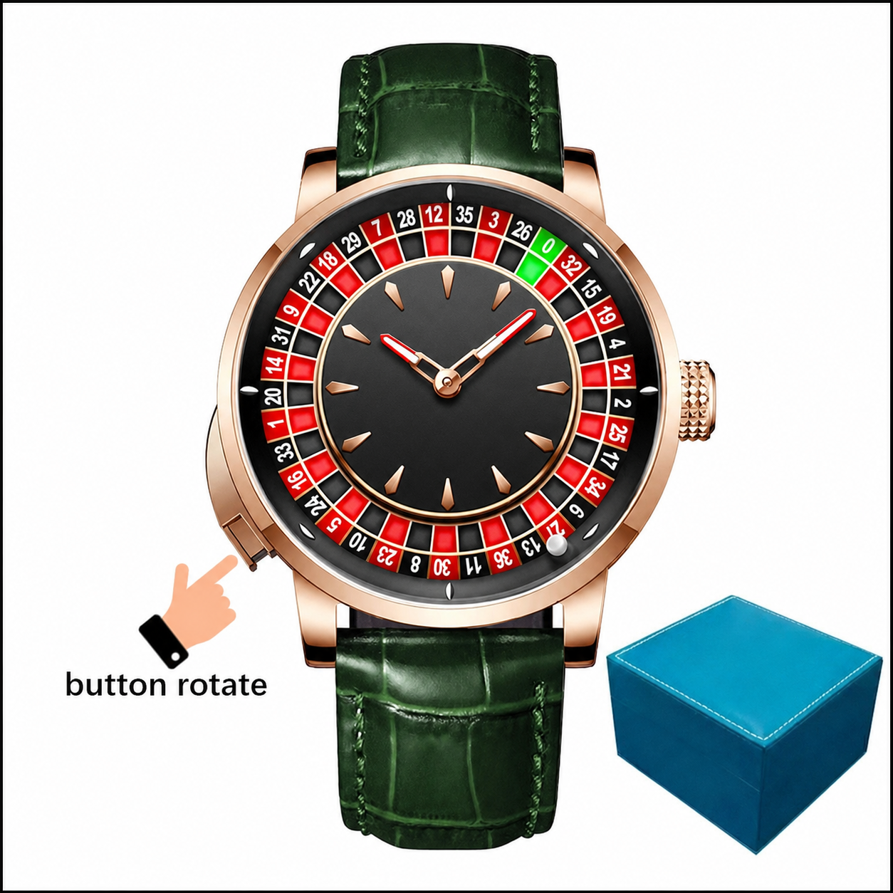 Meridian Roulette Royale Automatic - Stainless steel Men`s Watch