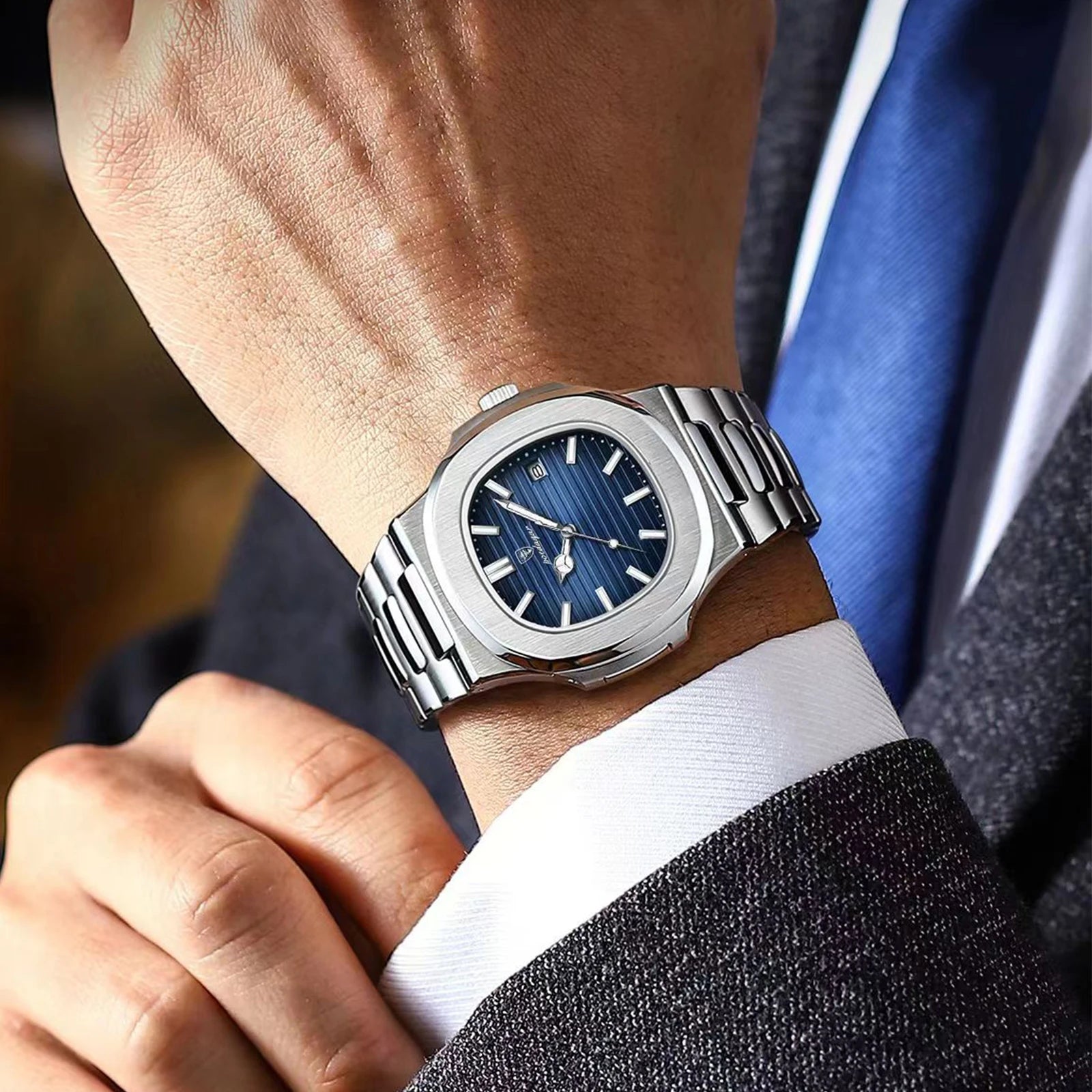 Meridian Atlantic - Stainless Steel Bracelet Men`s Watch