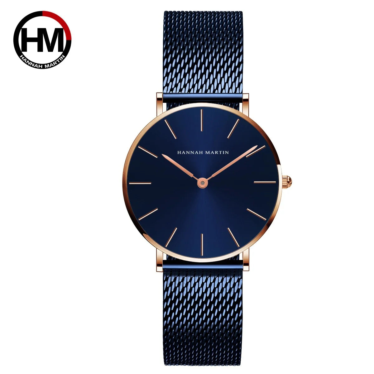 Meridian AURORA Mesh - Rose gold stainless-steel mesh bracelet