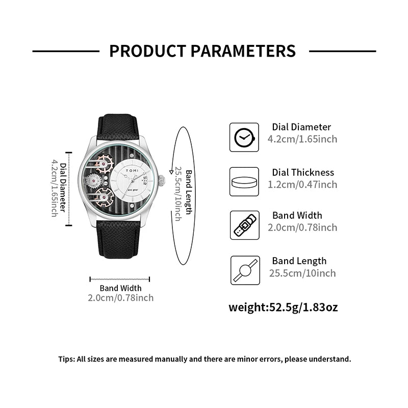 Meridian Orbis Men's Gear Dial Watch