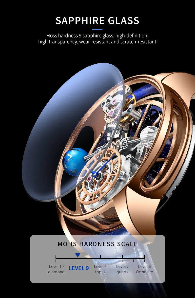 Meridian Celestia — Transparent Orbital Watch