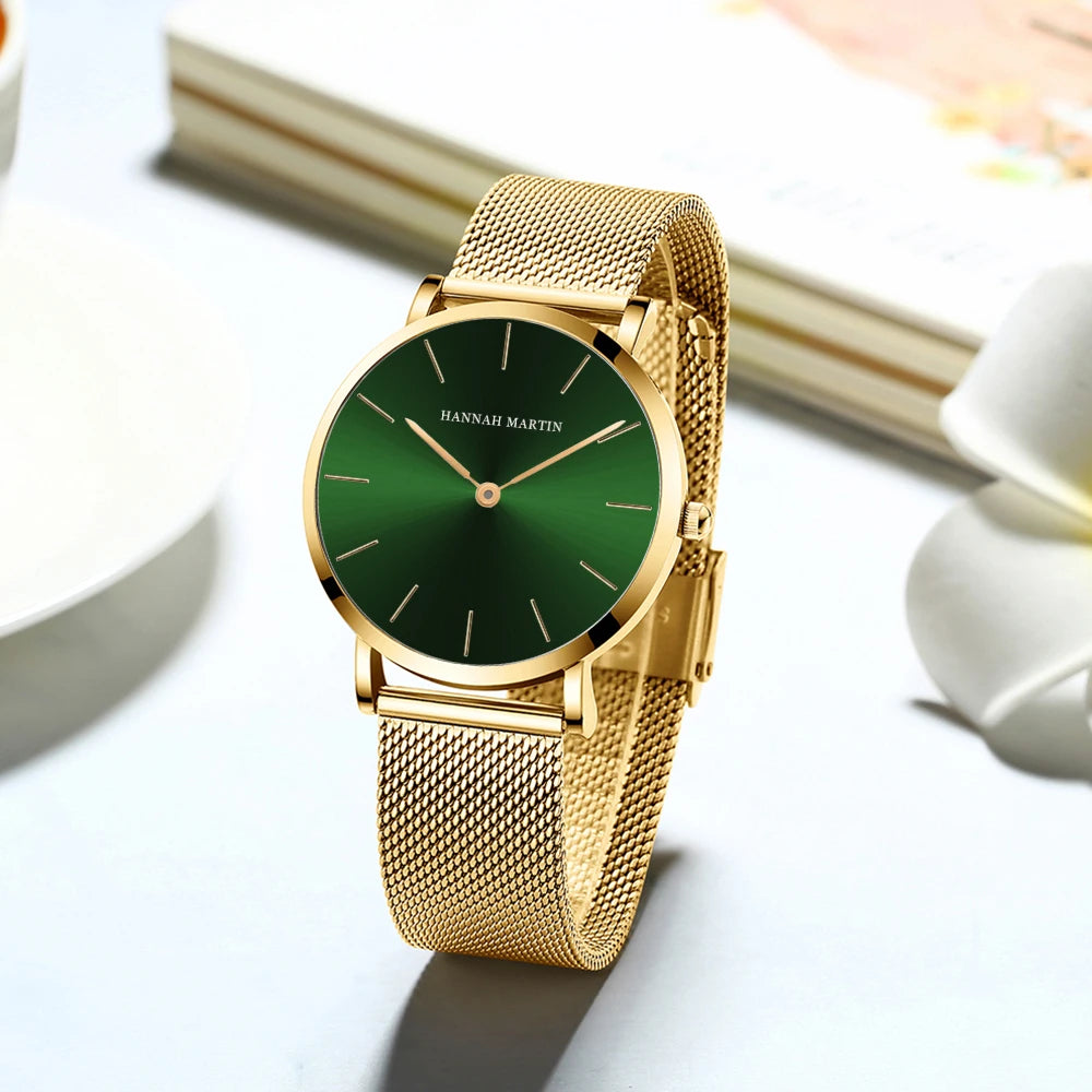Meridian AURORA Mesh - Rose gold stainless-steel mesh bracelet
