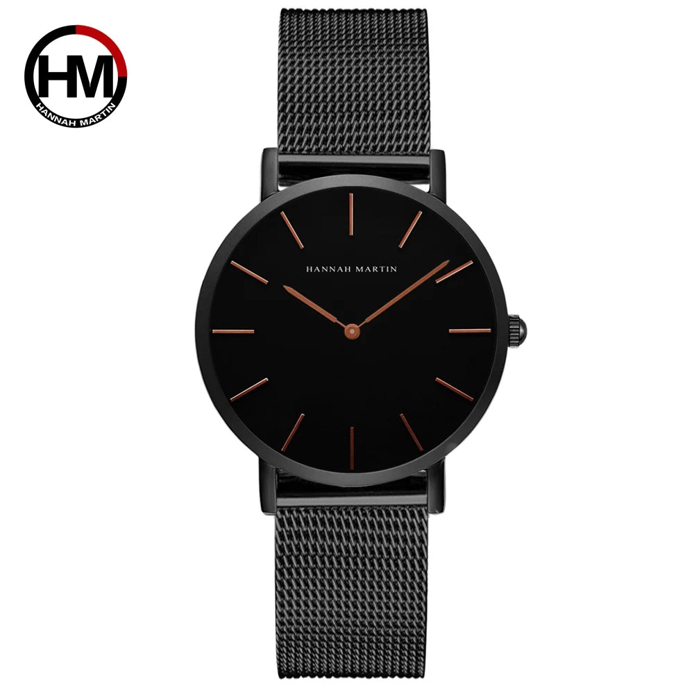 Meridian AURORA Mesh - Rose gold stainless-steel mesh bracelet