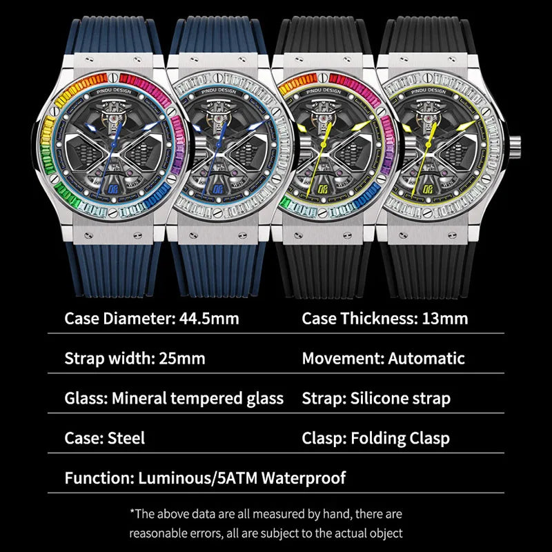 Montre Homme Meridian Prism Vanguard Automatique - Acier inoxydable