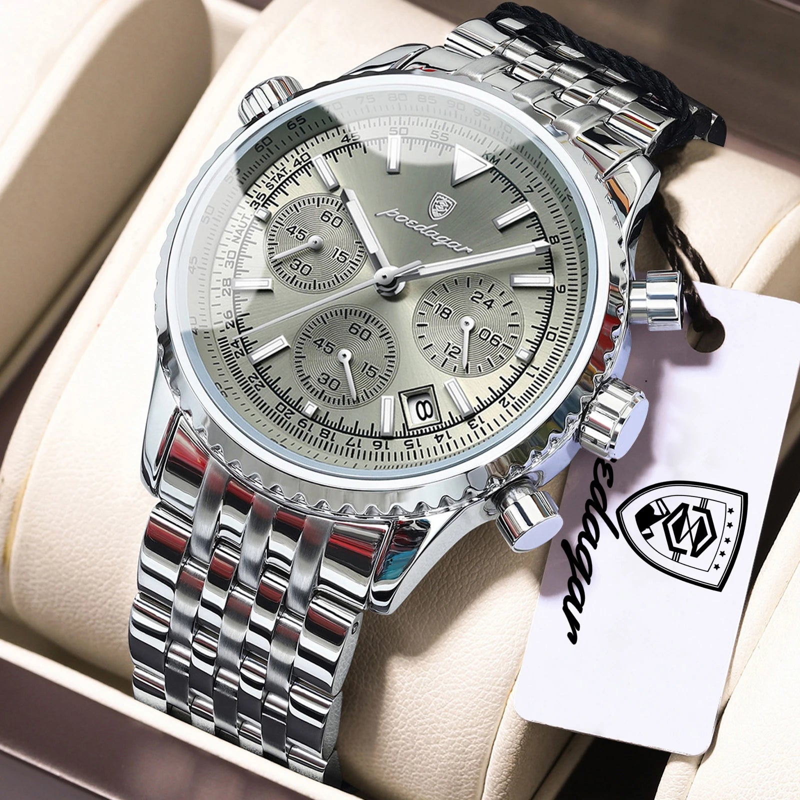 Chronographe Meridian en acier