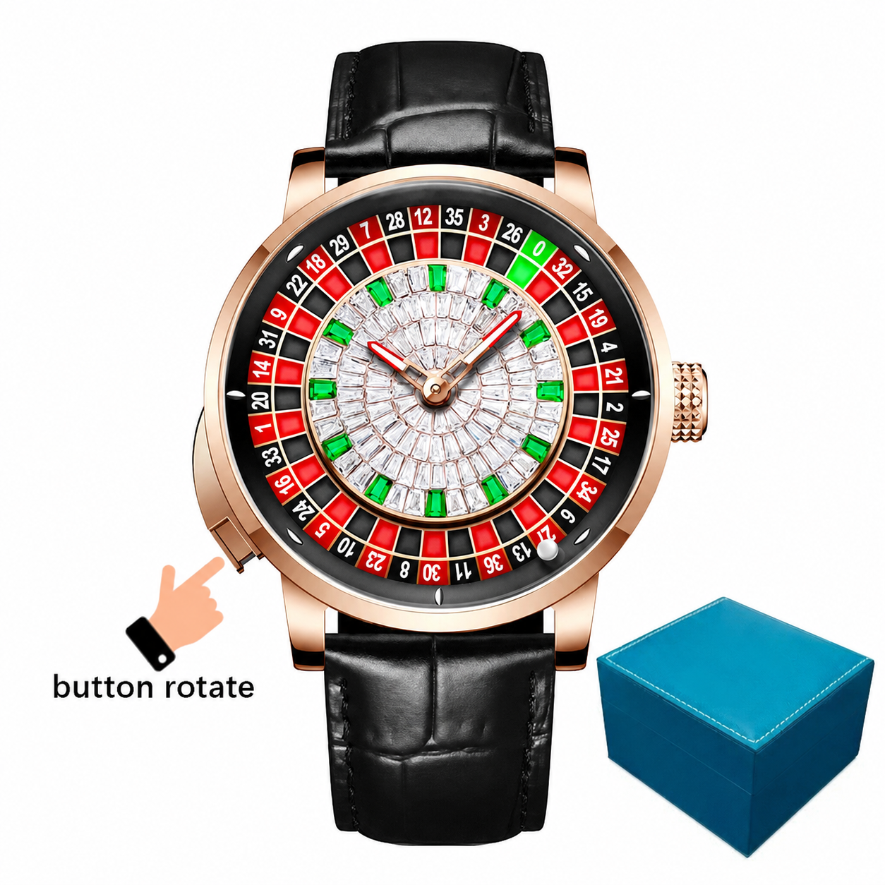 Meridian Roulette Royale Automatic - Stainless steel Men`s Watch