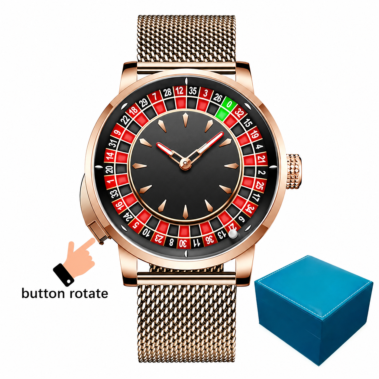 Meridian Roulette Royale Automatic - Stainless steel Men`s Watch