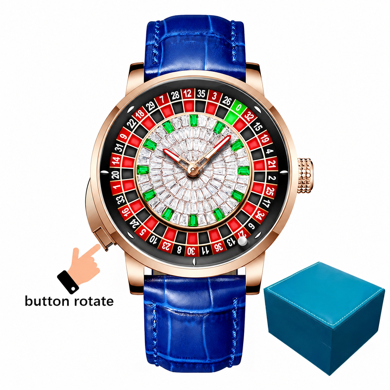 Meridian Roulette Royale Automatic - Stainless steel Men`s Watch