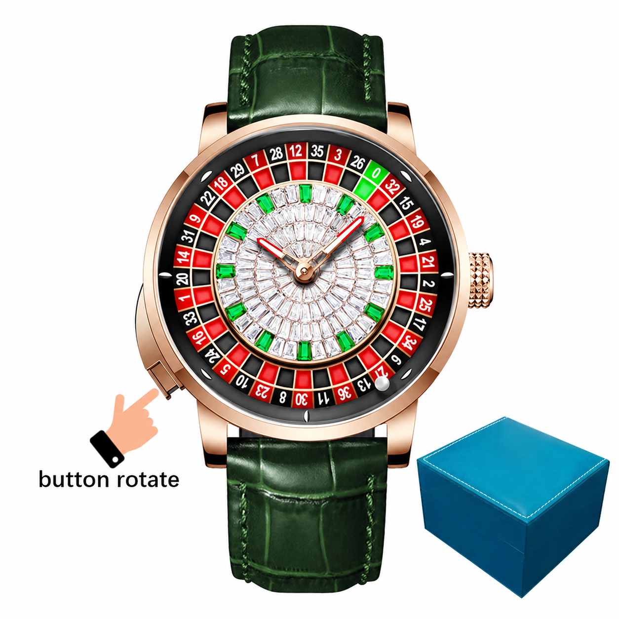 Meridian Roulette Royale Automatic - Stainless steel Men`s Watch