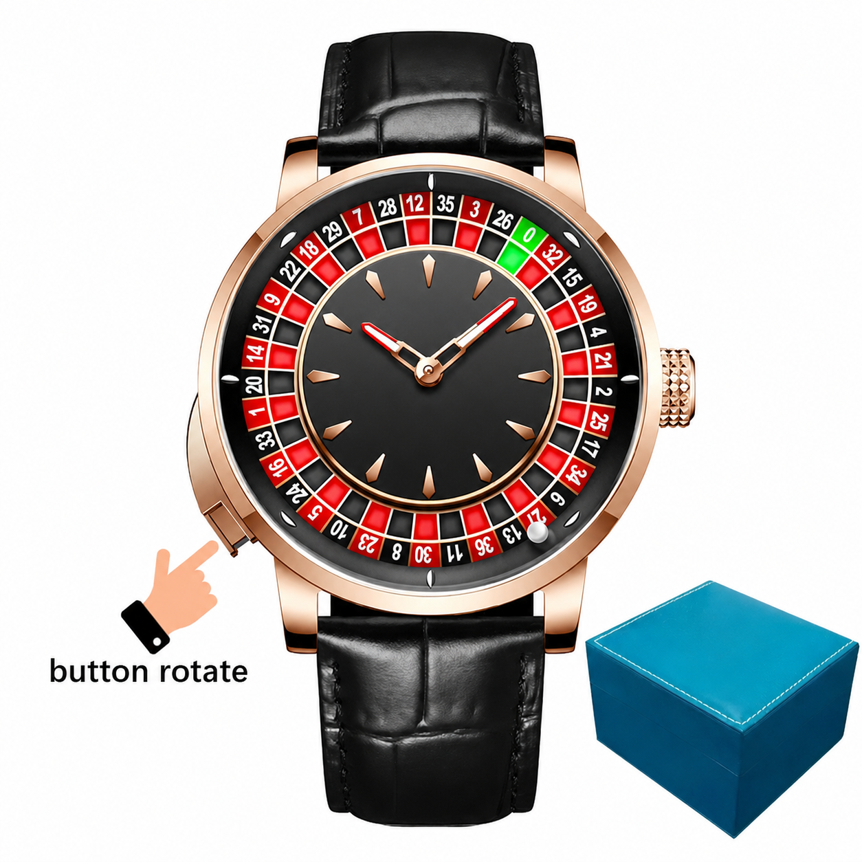 Meridian Roulette Royale Automatic - Stainless steel Men`s Watch