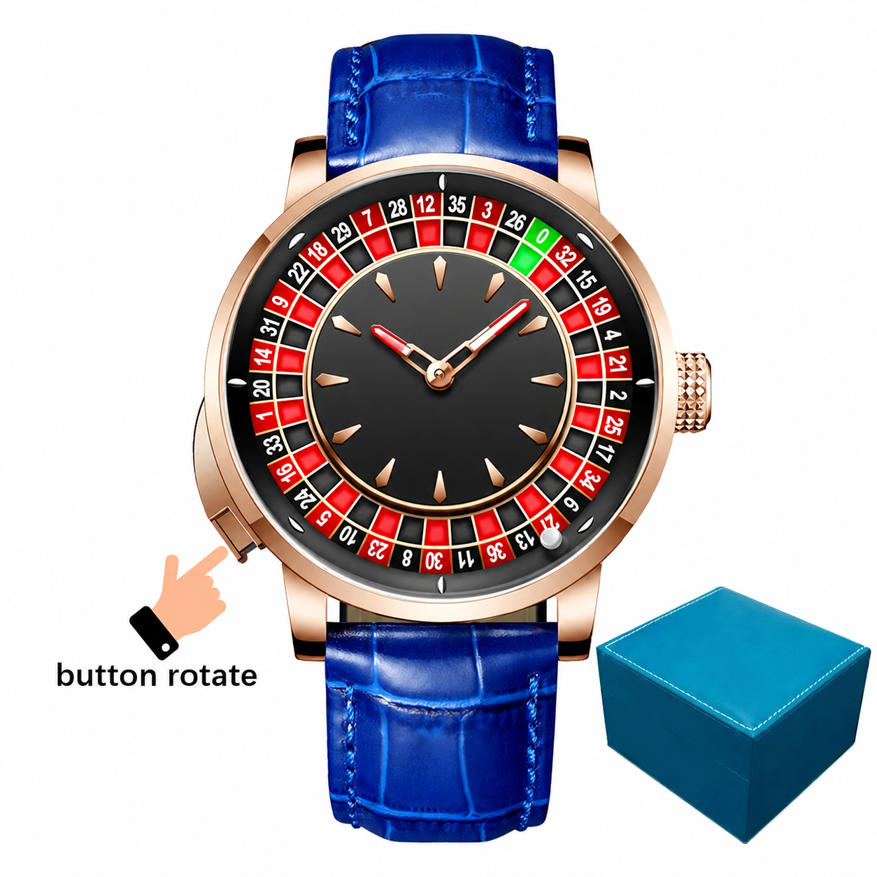 Meridian Roulette Royale Automatic - Stainless steel Men`s Watch