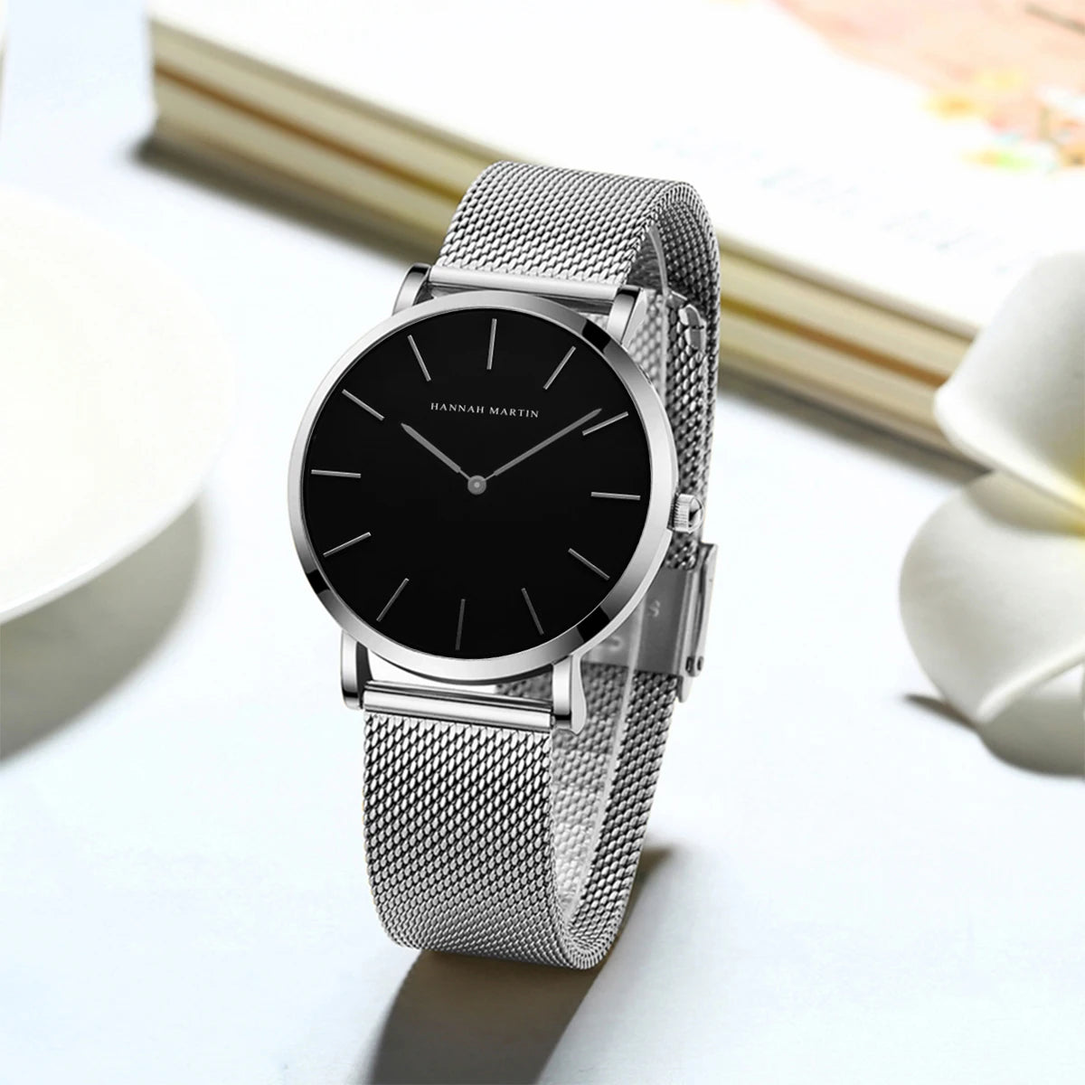 Meridian AURORA Mesh - Rose gold stainless-steel mesh bracelet