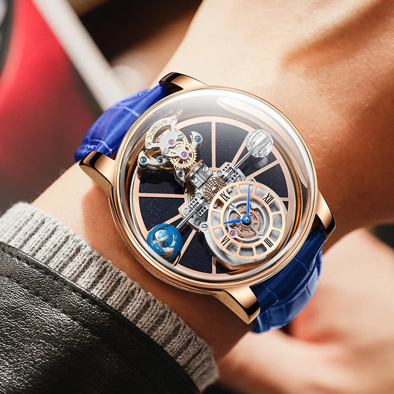 Meridian Celestia — Transparent Orbital Watch