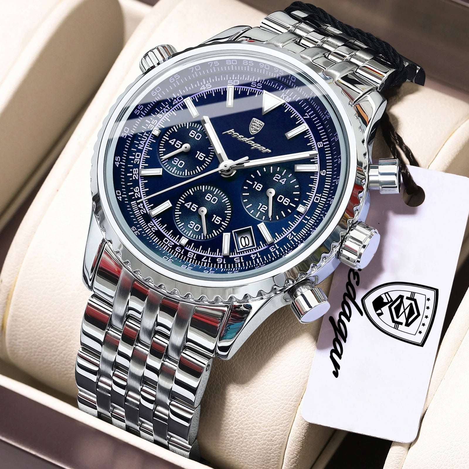 Chronographe Meridian en acier