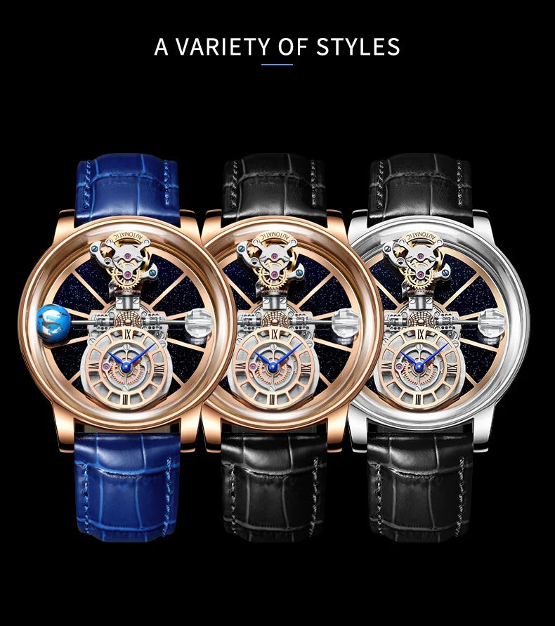 Meridian Celestia — Transparent Orbital Watch