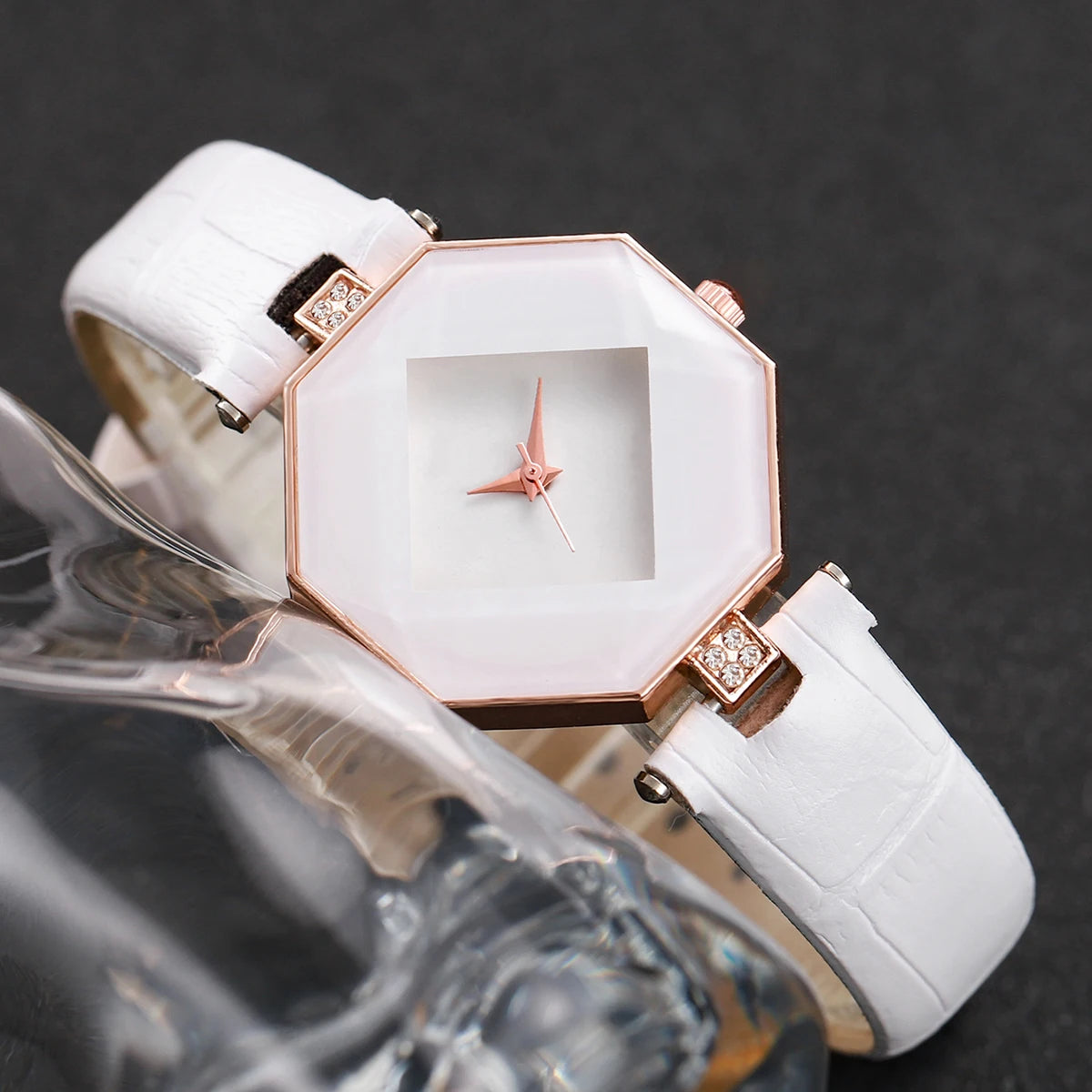 Duo Pérola Meridiana — Conjunto Feminino de Relógio e Pulseira