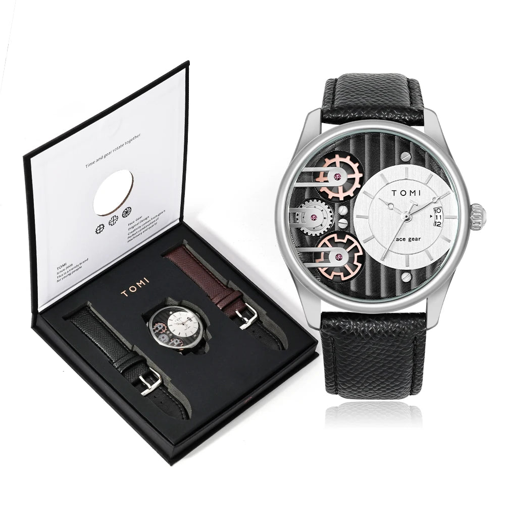 Meridian Orbis Men's Gear Dial Watch