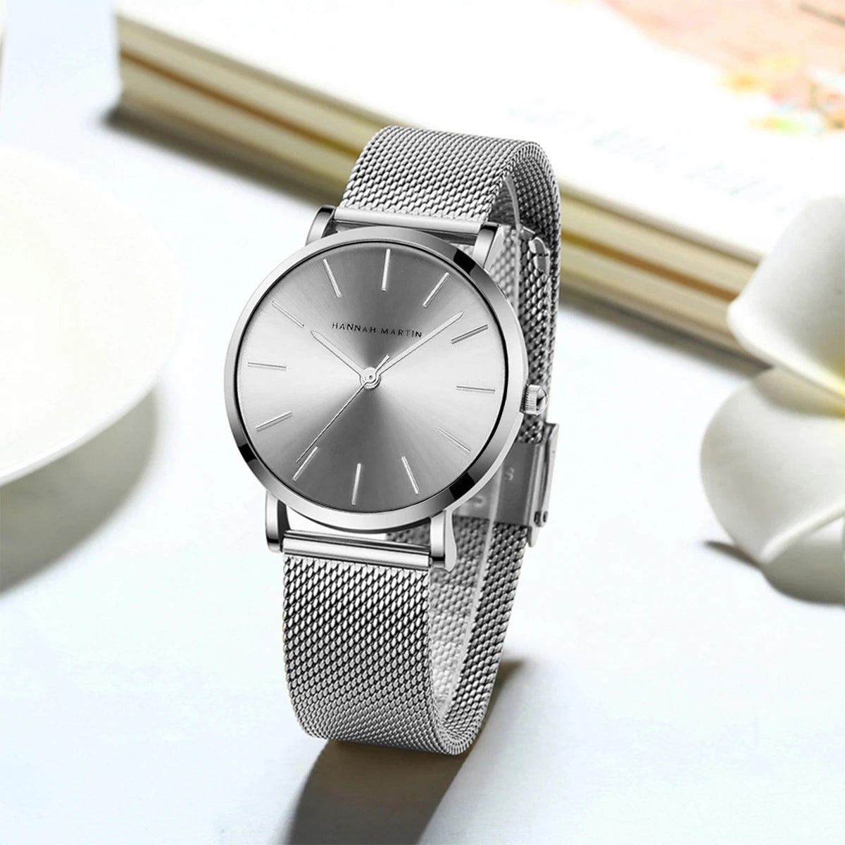 Meridian AURORA Mesh - Rose gold stainless-steel mesh bracelet