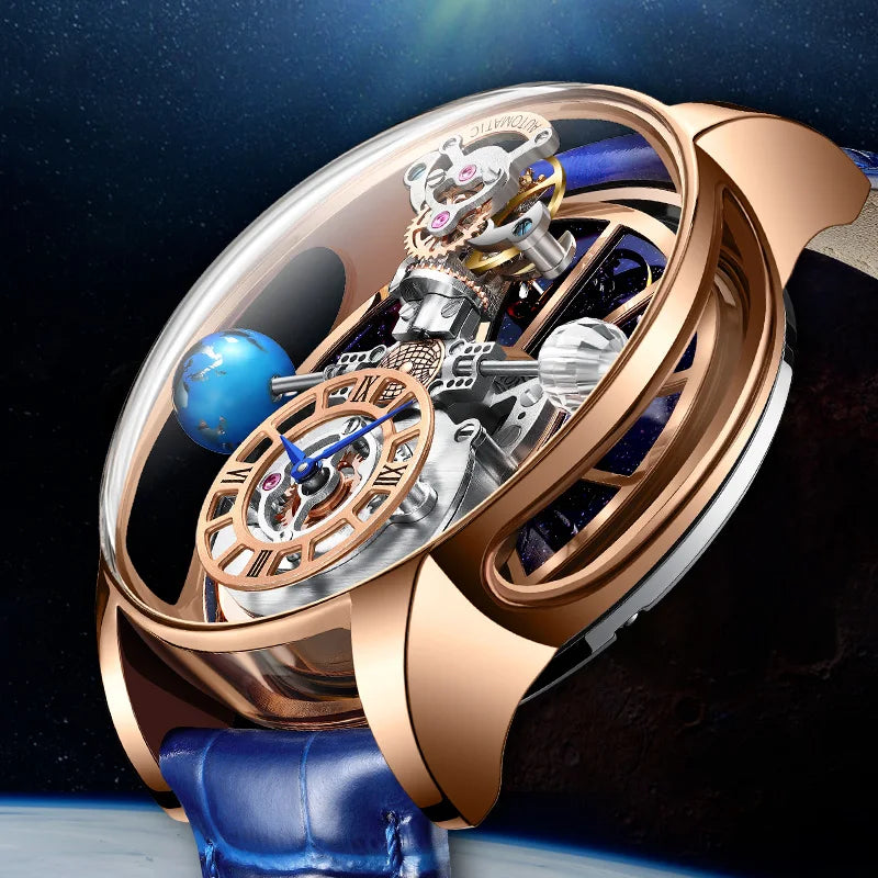 Meridian Celestia — Transparent Orbital Watch