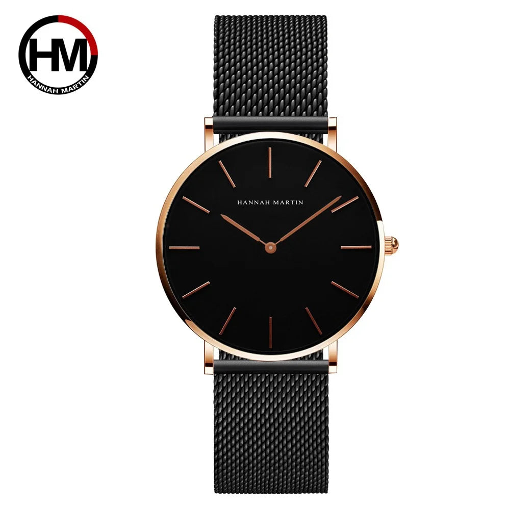 Meridian AURORA Mesh - Rose gold stainless-steel mesh bracelet