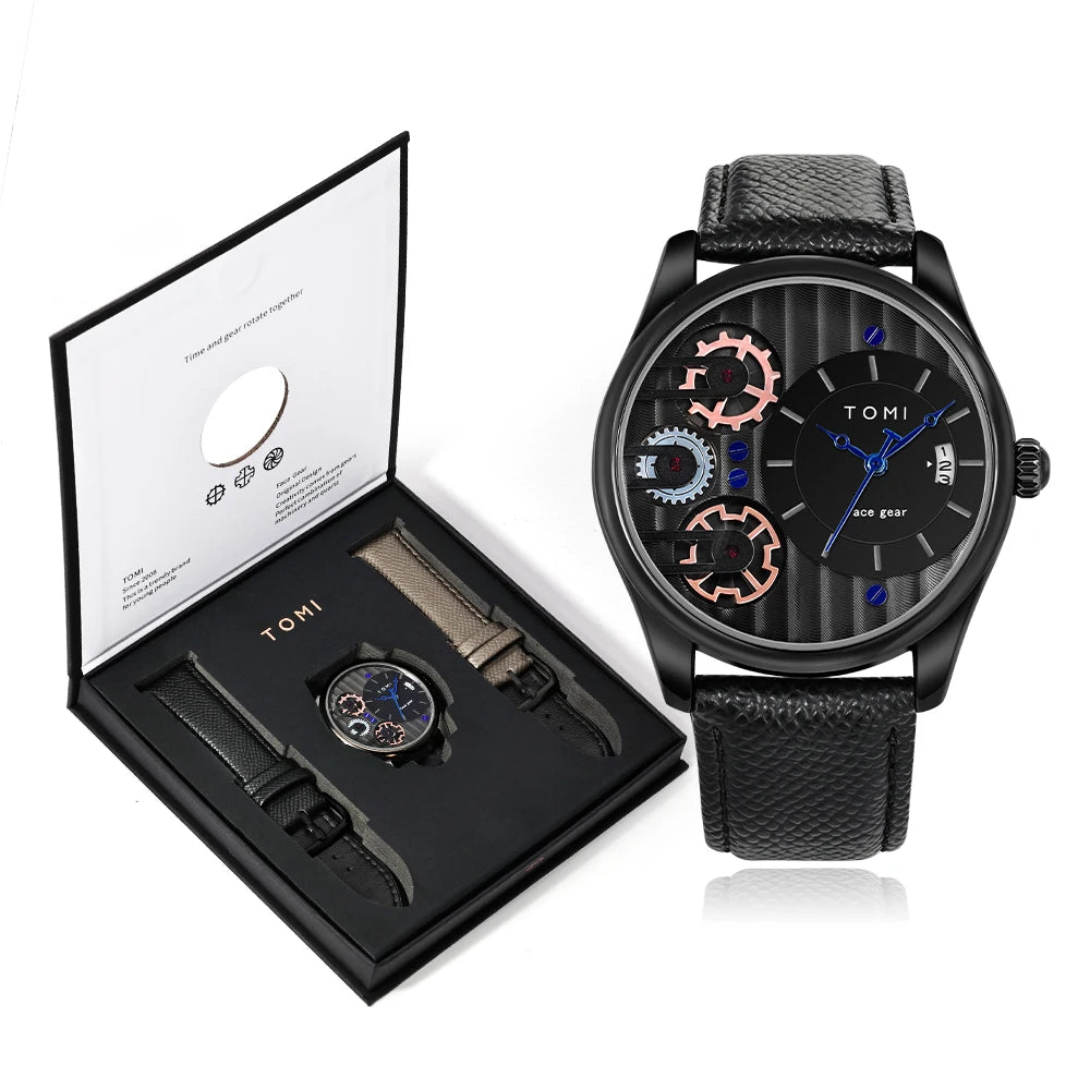 Meridian Orbis Men's Gear Dial Watch