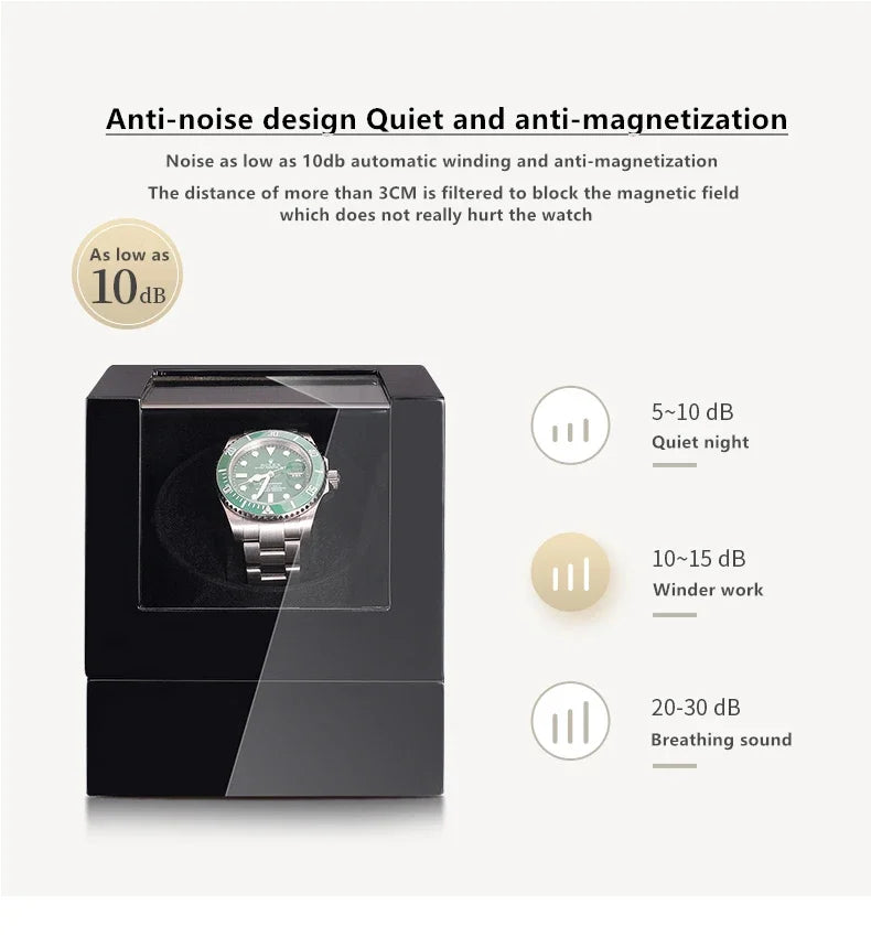 Meridian-Series Eclipse Watch Winder Box
