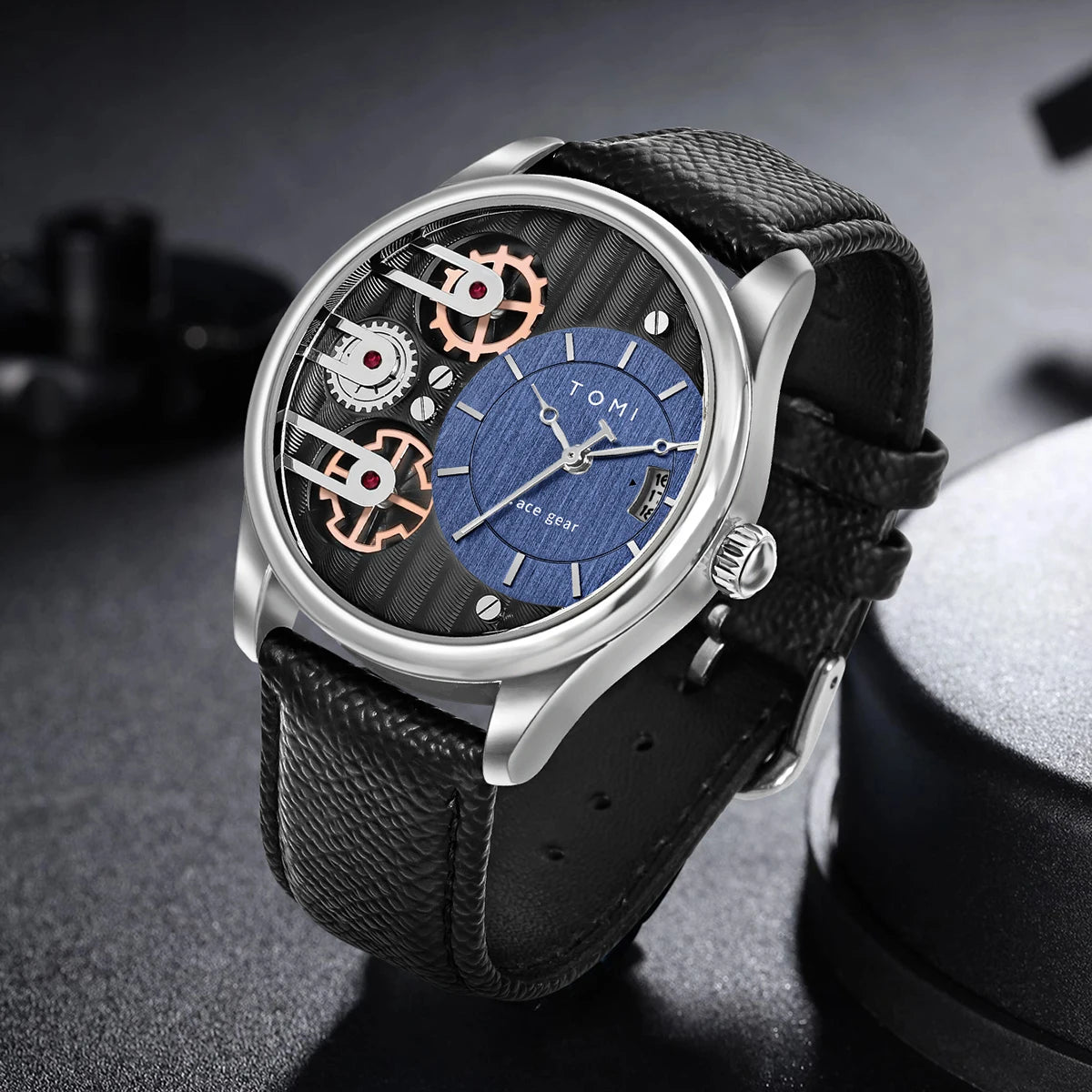 Meridian Orbis Men's Gear Dial Watch
