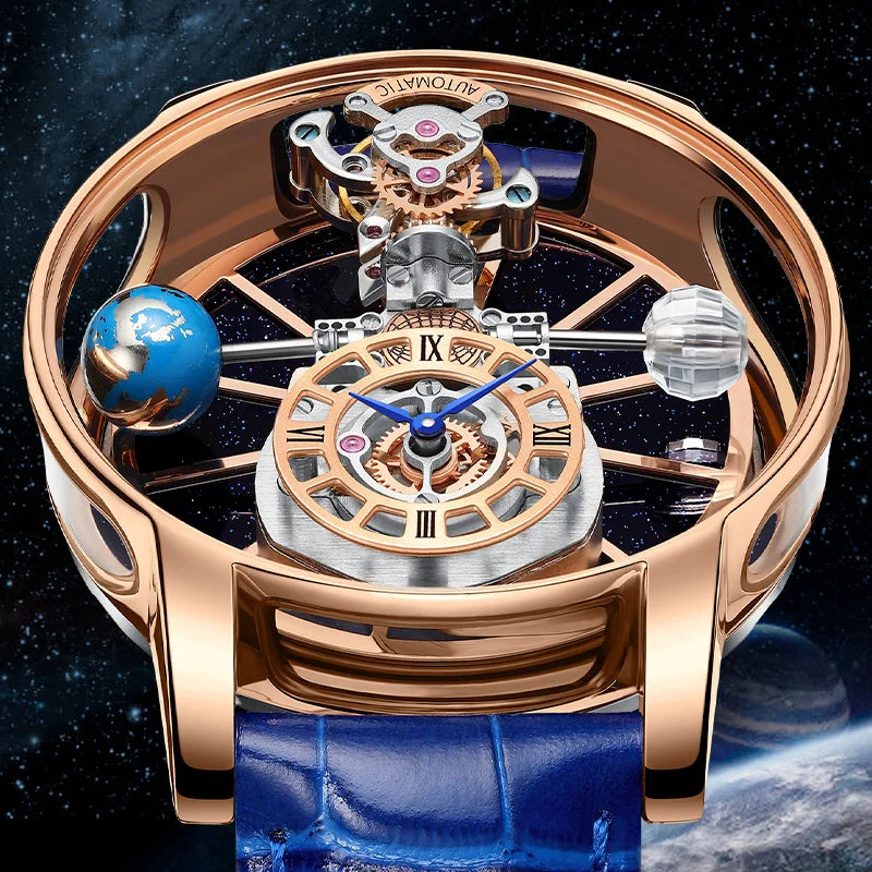 Meridian Celestia — Transparent Orbital Watch